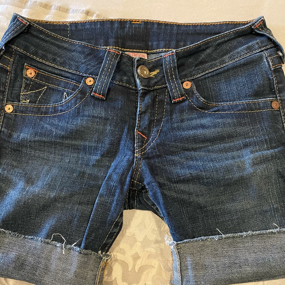True religion Jean shorts